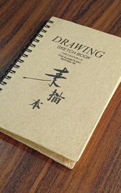 A6 Spiral Sketch Book – 45 Premium Sheets, Ideal for Sketching & Watercolors | AHAB Traders